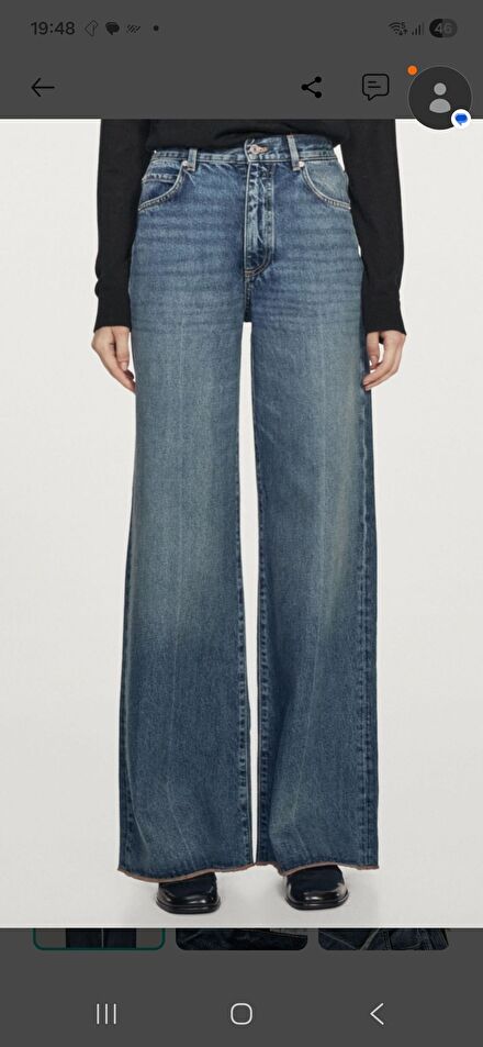Massimo Dutti Bol Paça Kot Pantolon