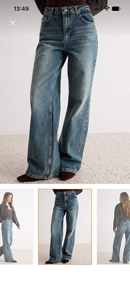 TRENDYOLMİLLA Bol Kesim Jean Pantolon