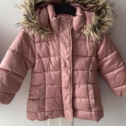 Pembe Kız Çocuk Mont