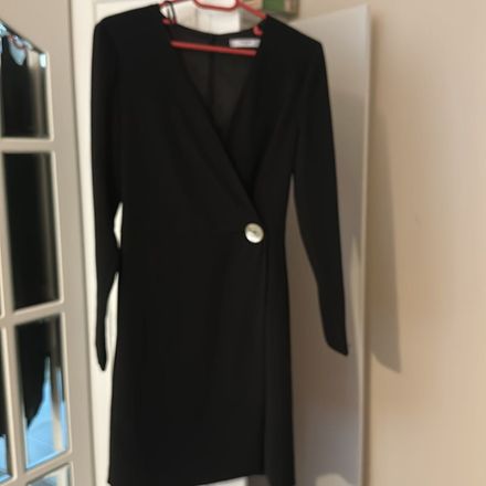 Siyah Blazer Elbise