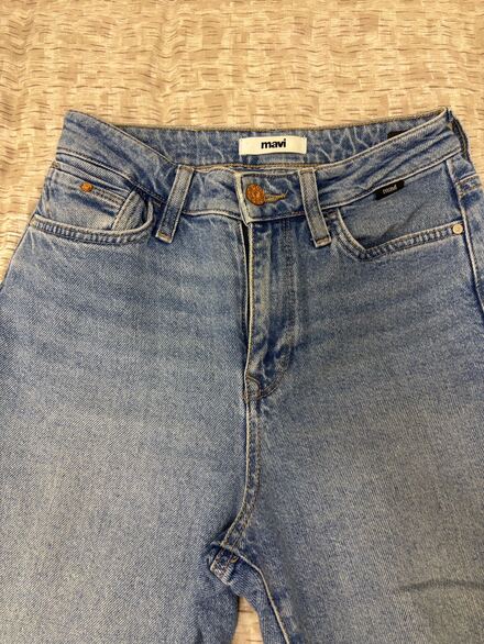 Mavi Kot Pantolon Mom jean star