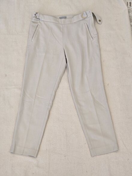 h&m bej business pantolon