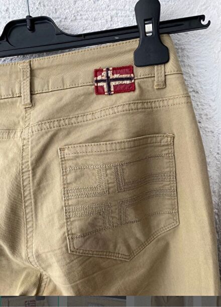 Napapijri kot pantolon kum rengi Norveç