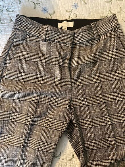 H&M Ekose Desenli Pantolon