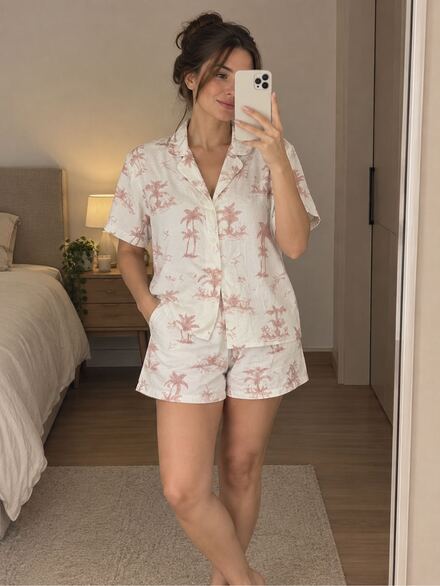 Şortlu Pijama Takımı