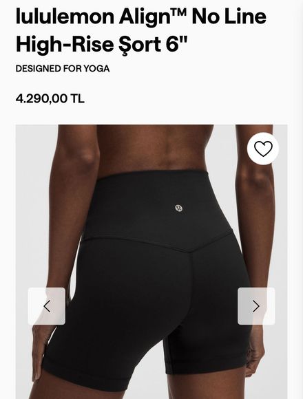 Lululemon Spor Şort