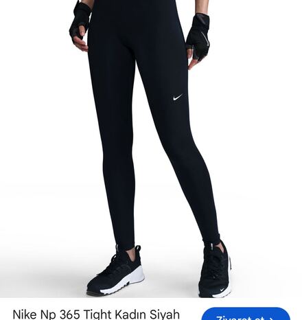 Nike Siyah Spor Tayt