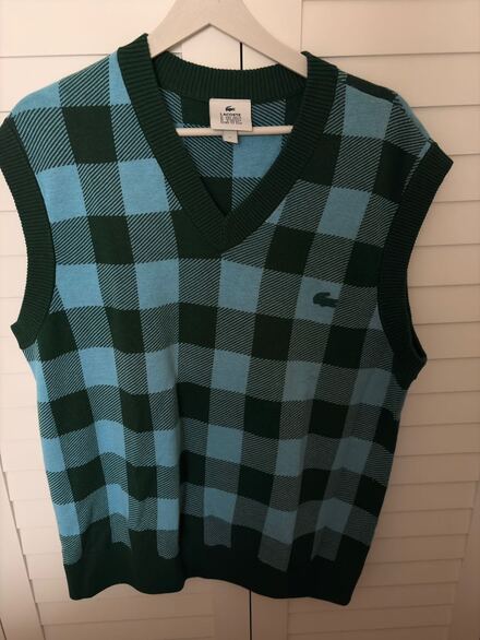 Lacoste V Yaka Süveter