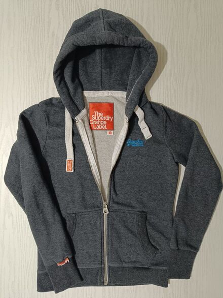 Superdry Orange Label Fermuarlı Kapüşonl