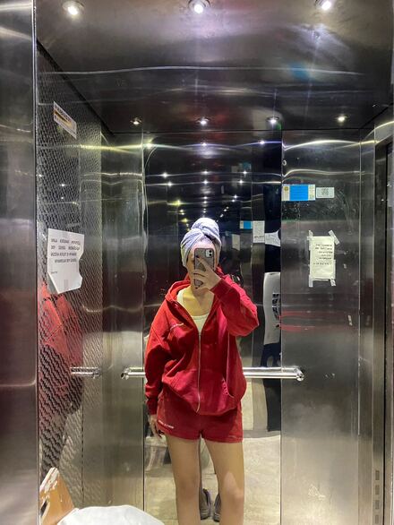 Grimelange Sweatshirt-şort takım