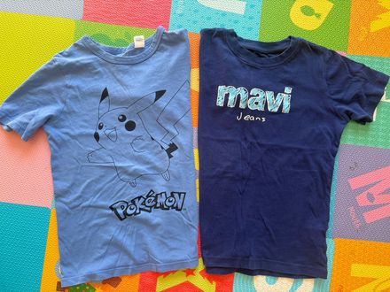 Pokemon h&m ve Mavi Jeans Tişört Seti