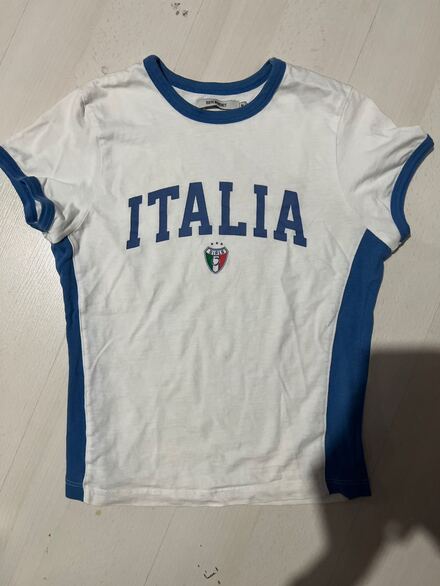 İtalia Beyaz baby tee