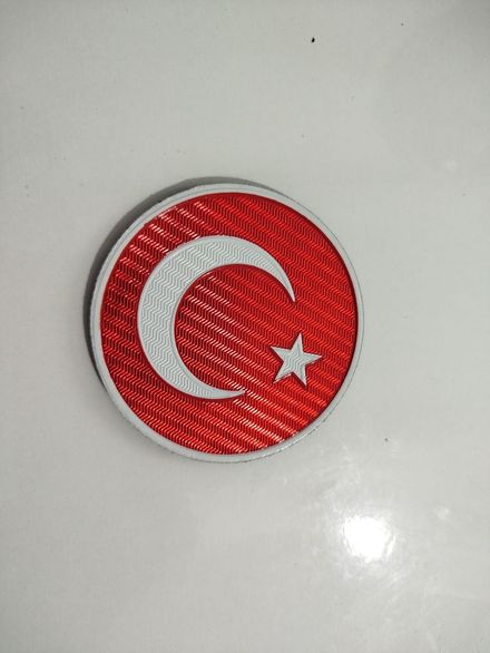 Türk Bayrağı cırcırlı peç