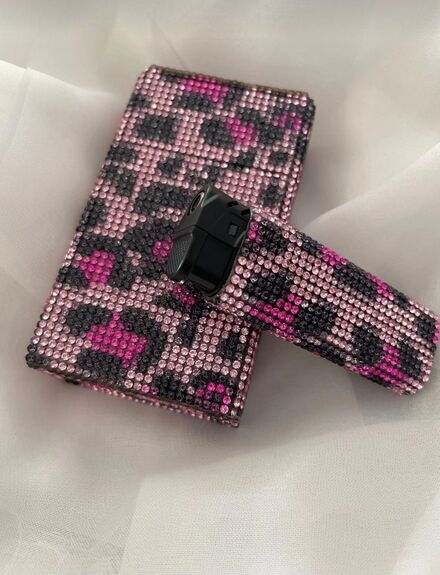 Leopar Desenli Aksesuar Seti