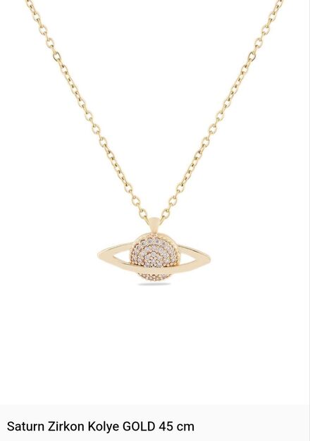 Accessorize Saturn Zirkon Kolye