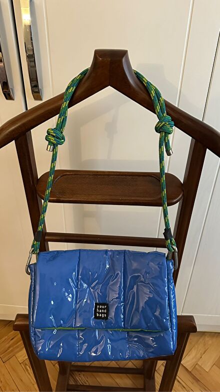 Your Hand Bag Mavi Kapitone Çanta