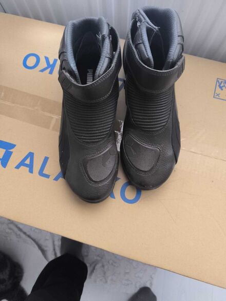 Puma Siyah Motosiklet Botu
