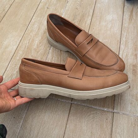 Hotiç Gerçek Deri Loafer Ayakkabı
