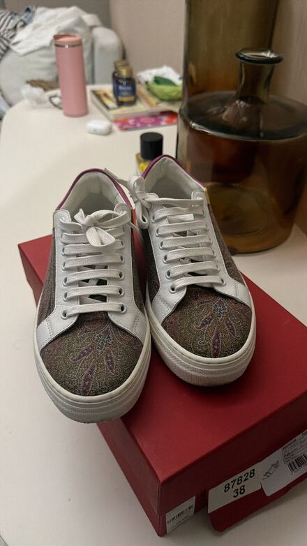 Desenli Sneaker Ayakkabı