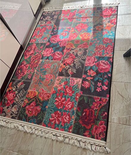 Patchwork Desenli Kilim