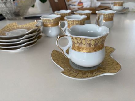 6'lı Fincan ve Tabağı Seti