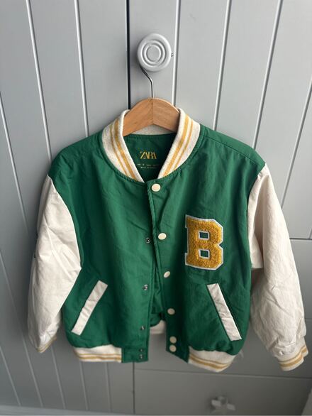 Zara Yeşil Unisex Bomber Ceket