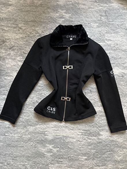 Y2k Vintage Grunge Fur Ceket