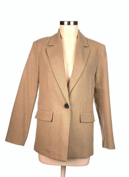 Bej Klasik Blazer Ceket