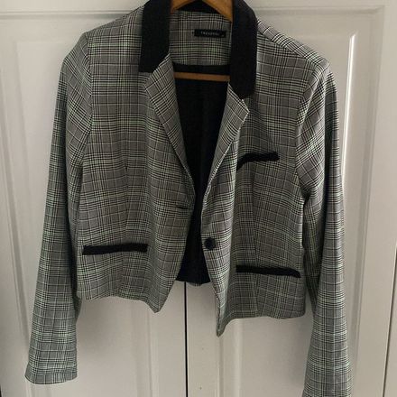 Trend Collection Ekoseli Blazer Ceket