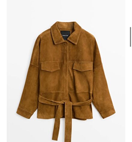 Massimo Dutti Süet Deri Ceket