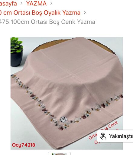 Desenli Pembe