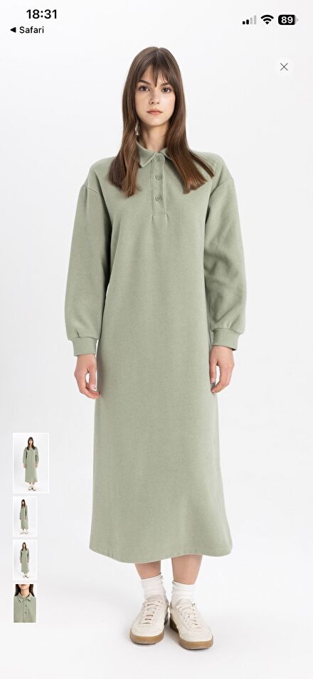 Maxi Triko Elbise
