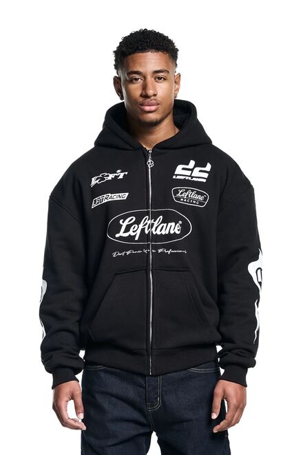 Leftlane Racing Fermuarlı Sweatshirt