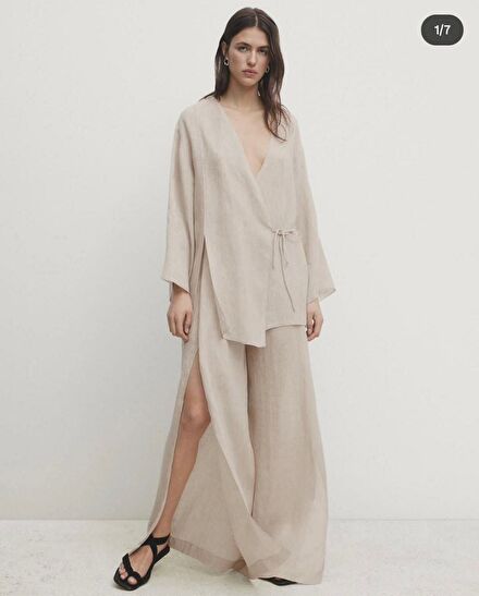 Massimo Dutti Bej İkili Takım