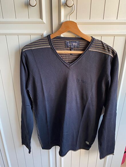 Armani Jeans Lacivert Triko