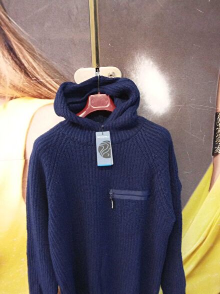 xl orj oversize kapısonlu kazak