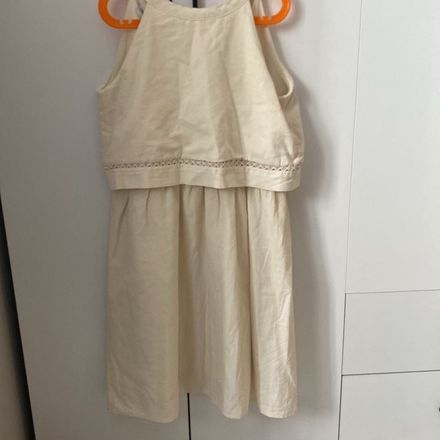 Bej Kısa Elbise LCW 11-12 YAŞ