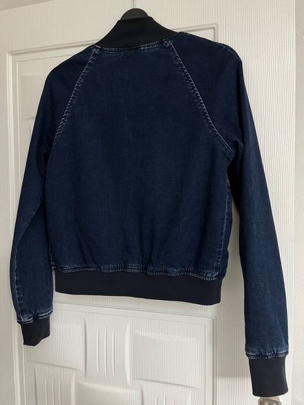 Koyu Mavi Bomber Ceket