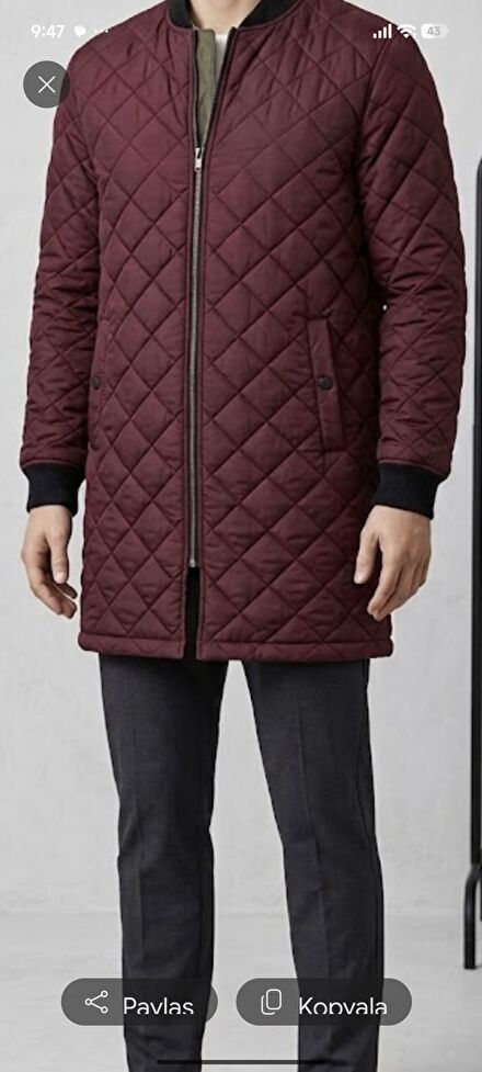 Koton Erkek çift taraflı Gri /Bordo Ferm