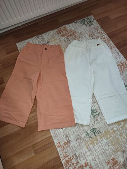 LC Waikiki kapri Keten Pantolon 2 li