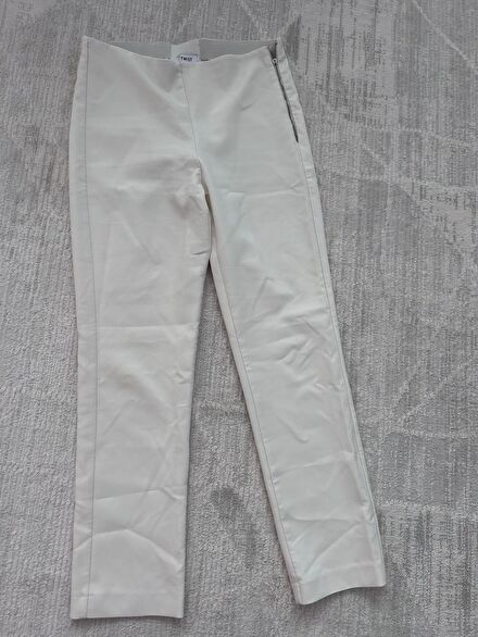 Twist Pantolon Beyaz