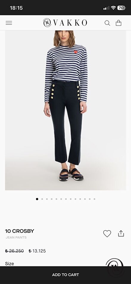 10 Crosby Koyu Mavi Jean Pantolon