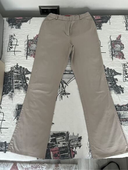 Bej Klasik Pantolon