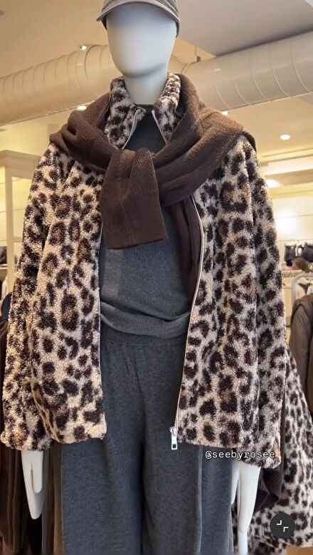Oysho Leopar Desenli teddy