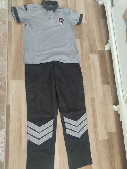 Güvenlik pantolon ve tişört