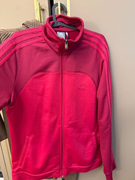 Adidas Pembe Spor Hırka Sweatshirt