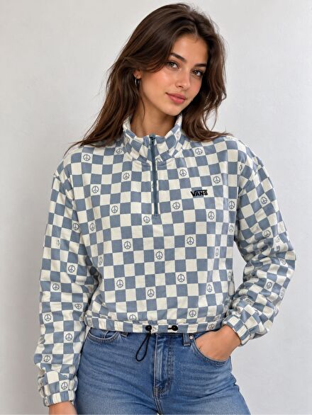 Vans Kareli Desenli Sweatshirt