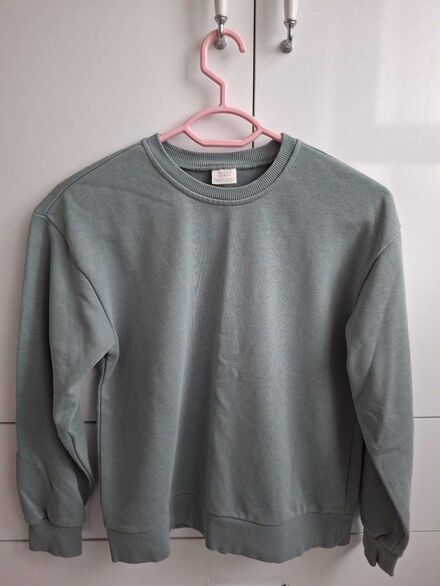 Defacto Yeşil Sweatshirt