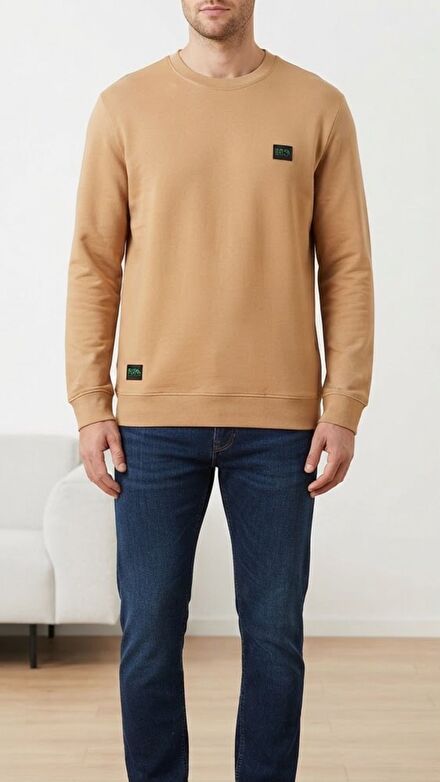 Erkek Taba Sweatshirt