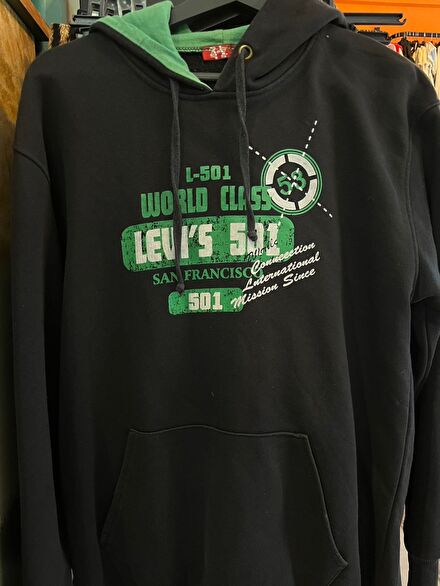 Levi's 501 Siyah Sweatshirt